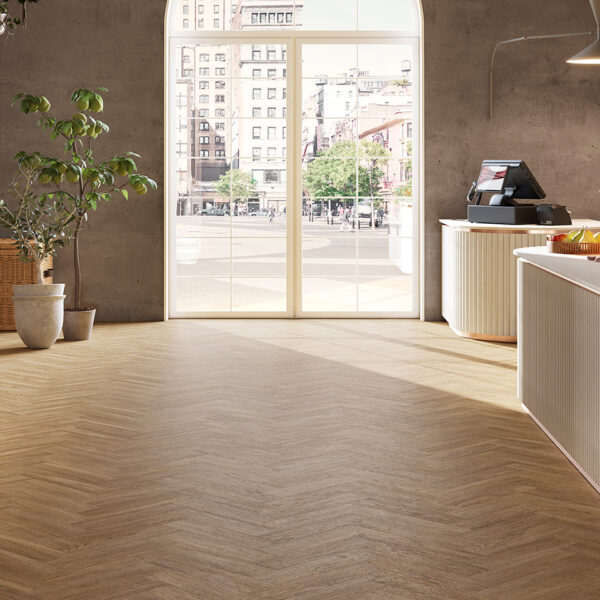 Invictus Maximus New England Oak Parquet Toffee flooring
