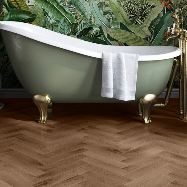 Invictus Primus Royal Oak Parquet Mocca flooring