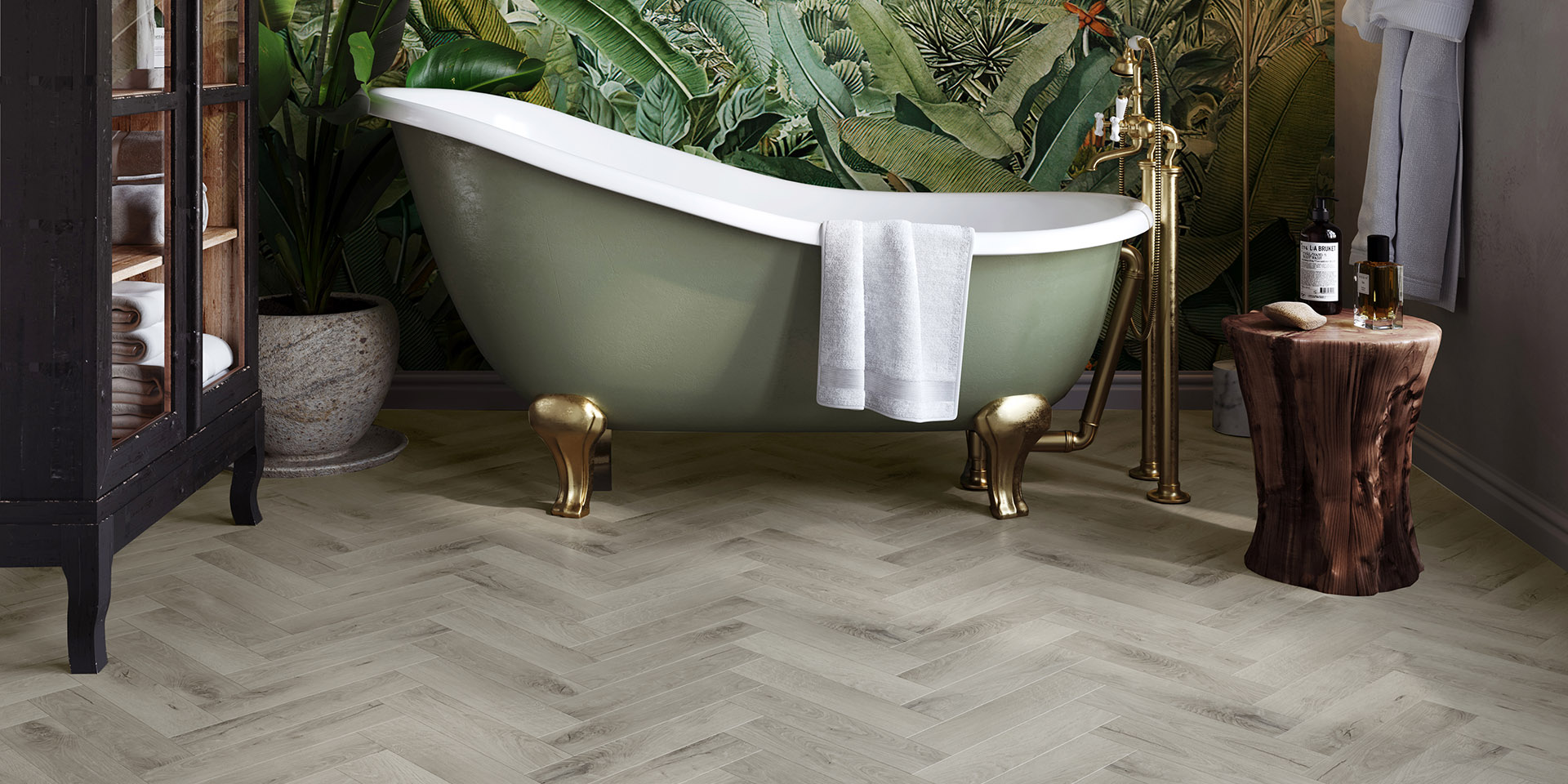 Invictus Royal Oak Parquet Dove Invictus Primus Royal Oak Parquet Dove flooring