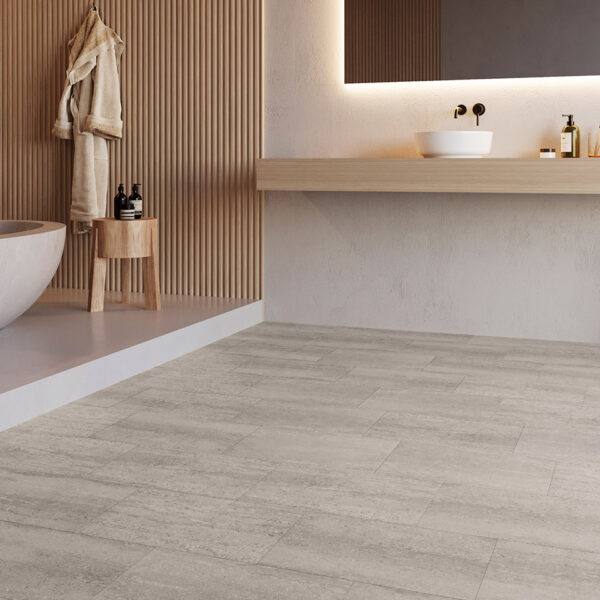 Invictus Maximus Tivoli Stone Pepper flooring