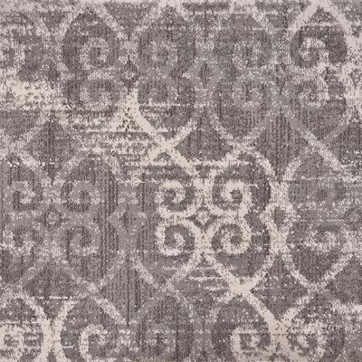 Clover Dark Grey carpet Clover Dark Grey patterned carpet swatch