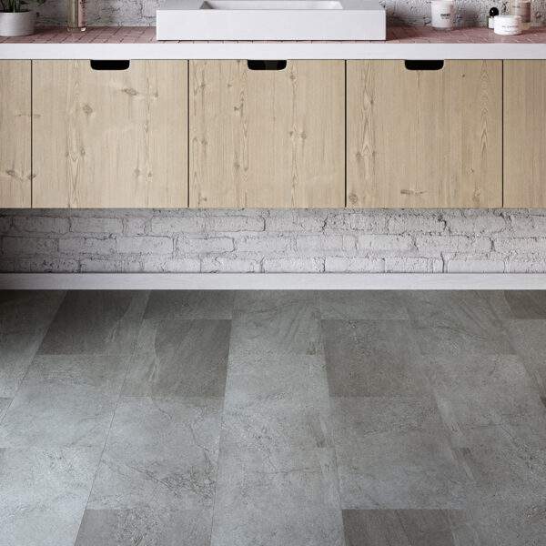 Invictus Maximus Click Groovy Granite Steel flooring