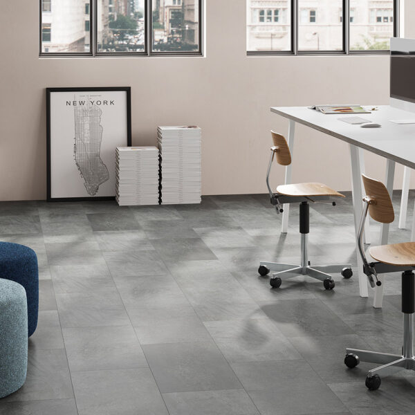 Invictus Maximus Click Groovy Granite Lava flooring